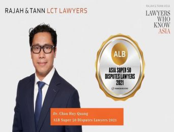 Luật sư, Trọng tài viên Châu Huy Quang được vinh danh trong Top 50 siêu luật sư Châu Á